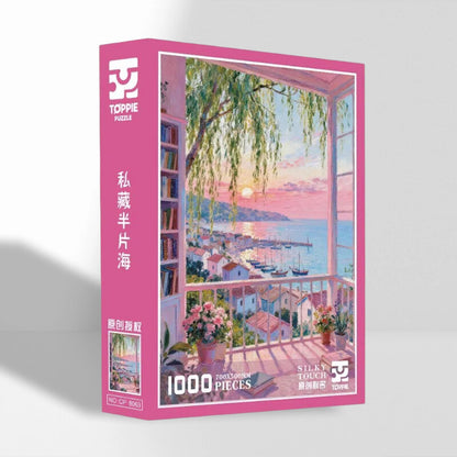 Seaside Sunset View 1000 Piece Puzzle Toppie