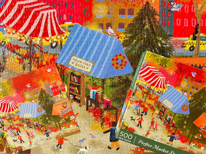 Galison Perfect Market Day 500 Piece Puzzle