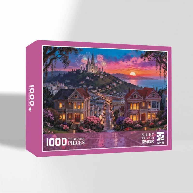Twilight Fairytale Town 1000 Piece Puzzle