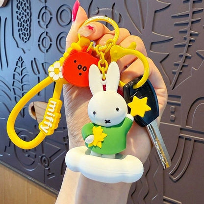 Kawaii Miffy Good Night Party Keychain