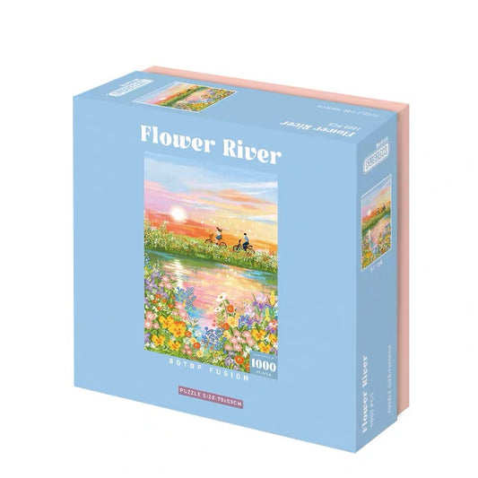 Flower River 1000 Piece Jigsaw Puzzle