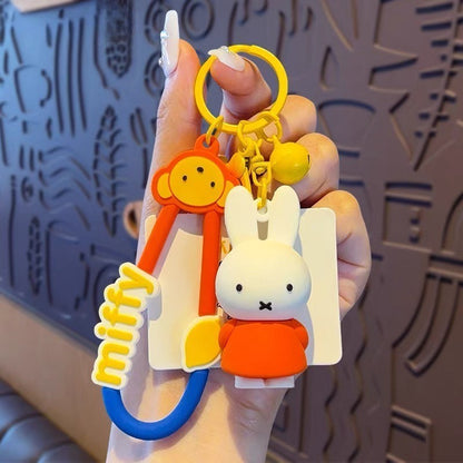 Kawaii Miffy Colorful Outfit Keychain