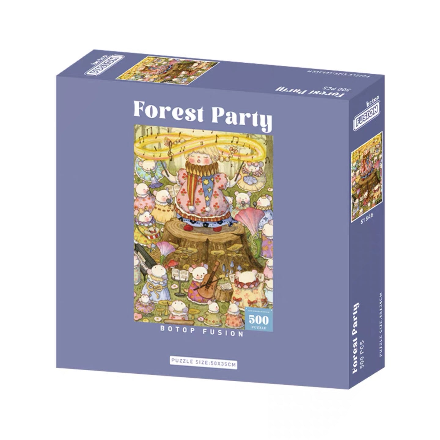 Forest Party 500 Piece Jigsaw Puzzle Botop