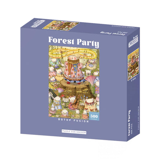 Forest Party 500 Piece Jigsaw Puzzle