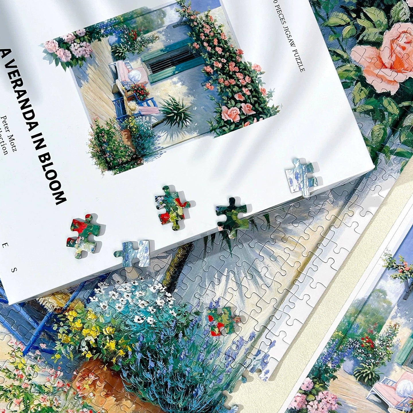 A Veranda in Bloom 1000 Piece Jigsaw Puzzle