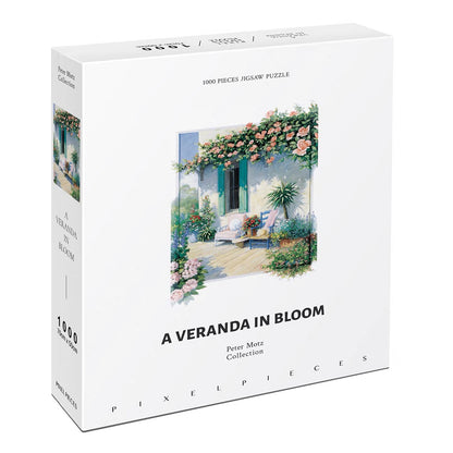 A Veranda in Bloom 1000 Piece Jigsaw Puzzle