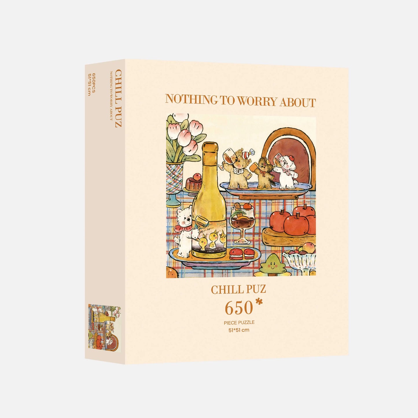 CHILL PUZ Nothing to Worry About 650 Piece Puzzle