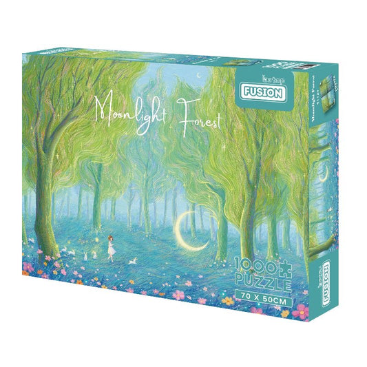 Moonlight Forest 1000 Piece Jigsaw Puzzle Botop