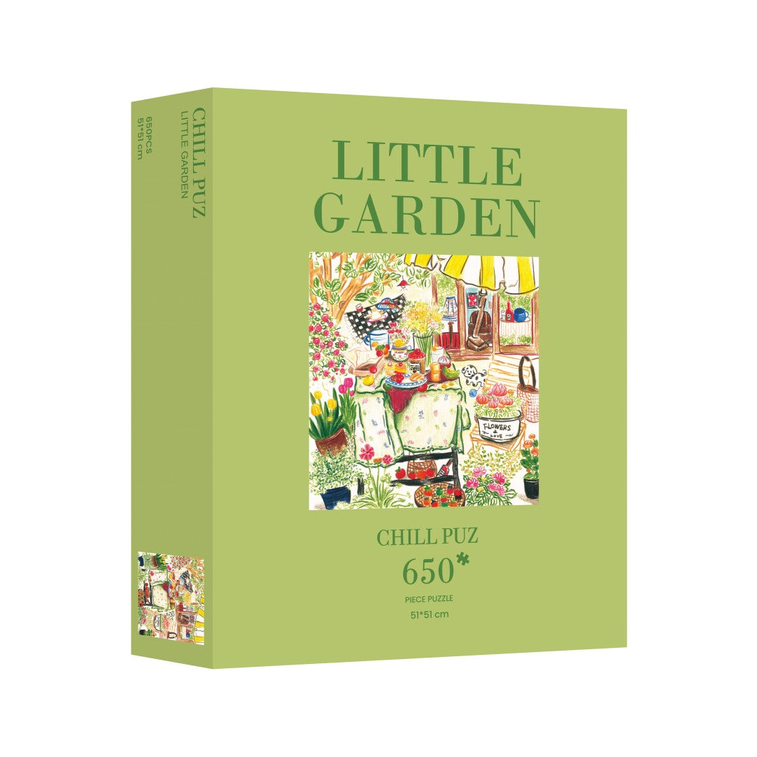 CHILL PUZ Little Garden 650 Piece Puzzle