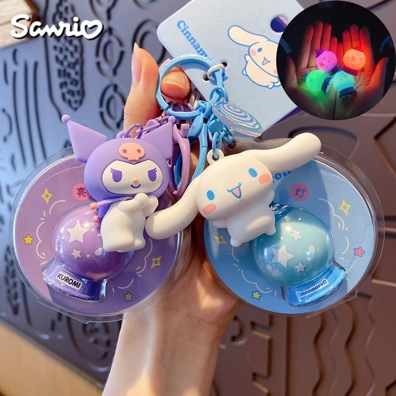 Sanrio Shining Planet Keychain – Cute Cartoon Bag Charm & Pendant