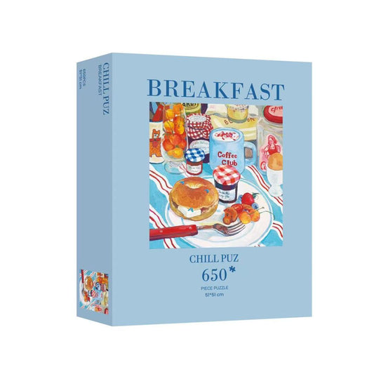 CHILL PUZ Breakfast 650 Piece Puzzle CHILL PUZ
