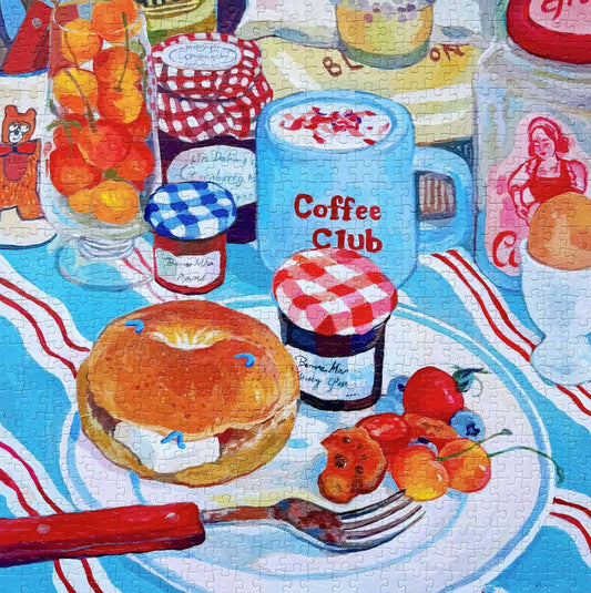 CHILL PUZ Breakfast 650 Piece Puzzle CHILL PUZ