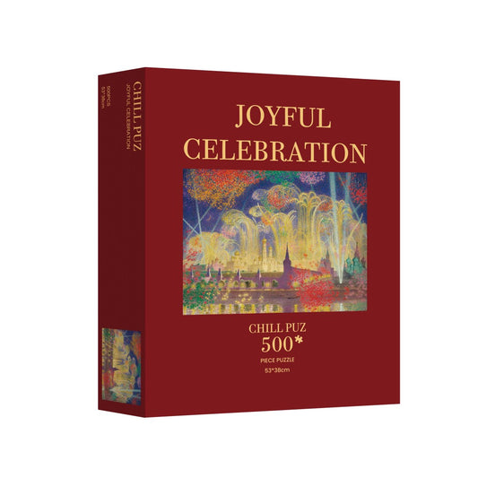 CHILL PUZ Joyful Celebration 500 Piece Puzzle CHILL PUZ