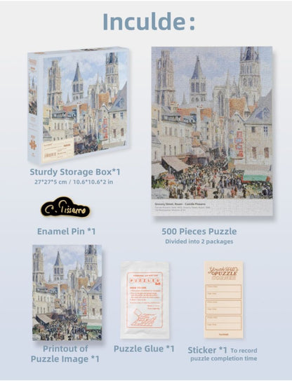 Rue de I'Epicerie Rouen 500 Piece Jigsaw Puzzle