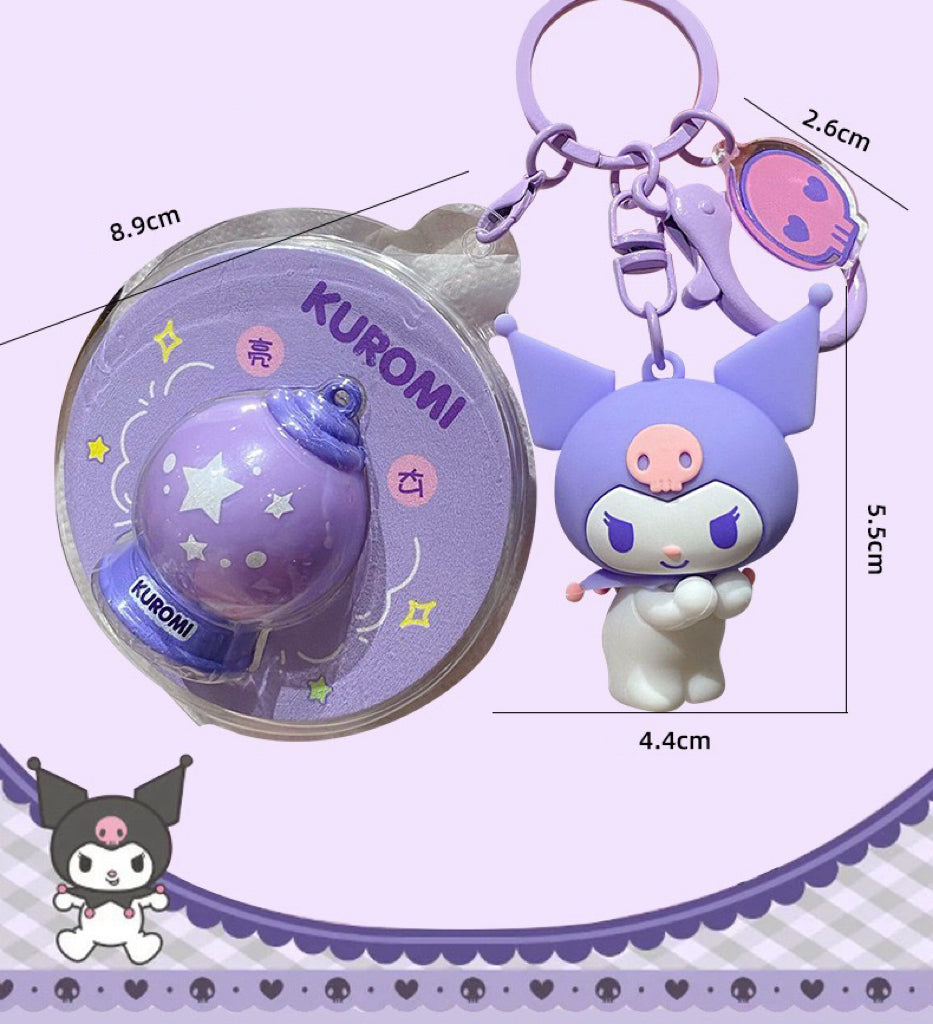 Sanrio Shining Planet Keychain – Cute Cartoon Bag Charm & Pendant