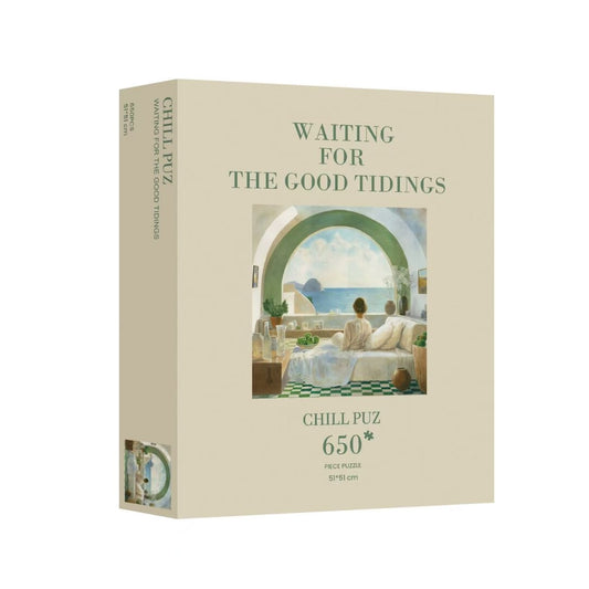 CHILL PUZ Waiting for the Good Tidings 650 Piece Puzzle CHILL PUZ