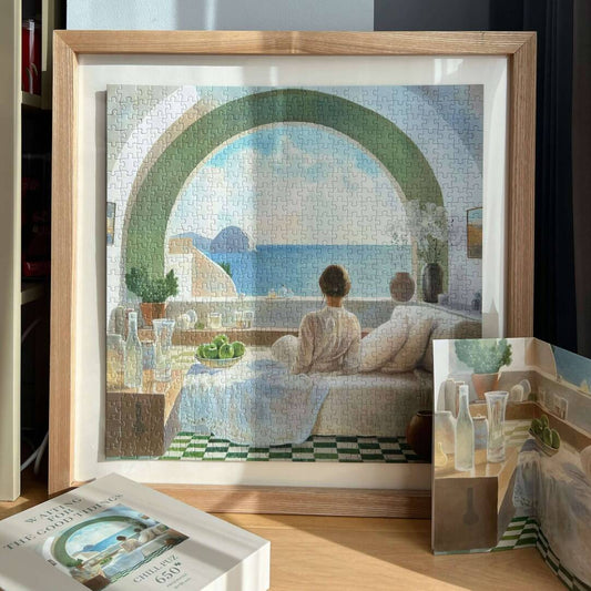 CHILL PUZ Waiting for the Good Tidings 650 Piece Puzzle CHILL PUZ