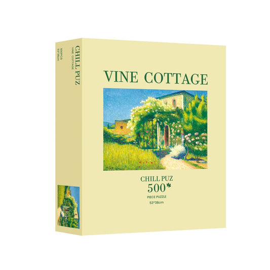 CHILL PUZ Vine Cottage 500 Piece Puzzle CHILL PUZ