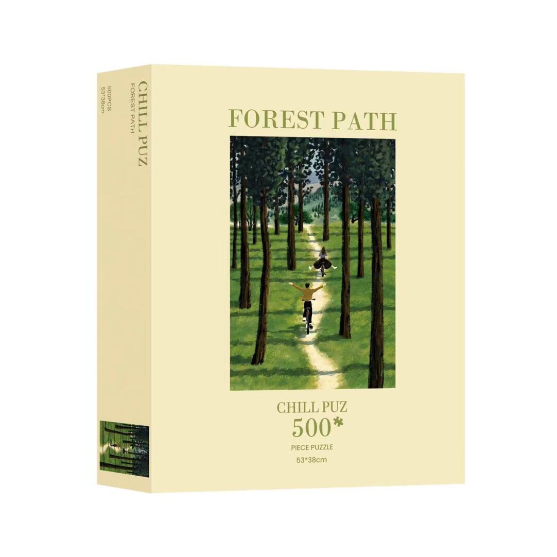 CHILL PUZ Forest Path 500 Piece Puzzle CHILL PUZ