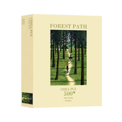 CHILL PUZ Forest Path 500 Piece Puzzle CHILL PUZ