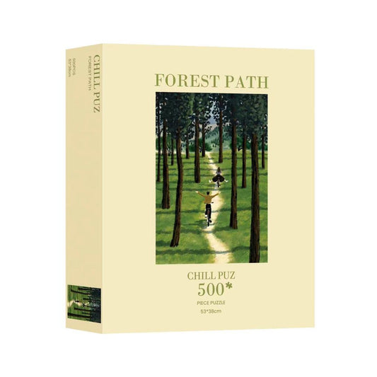 CHILL PUZ Forest Path 500 Piece Puzzle CHILL PUZ