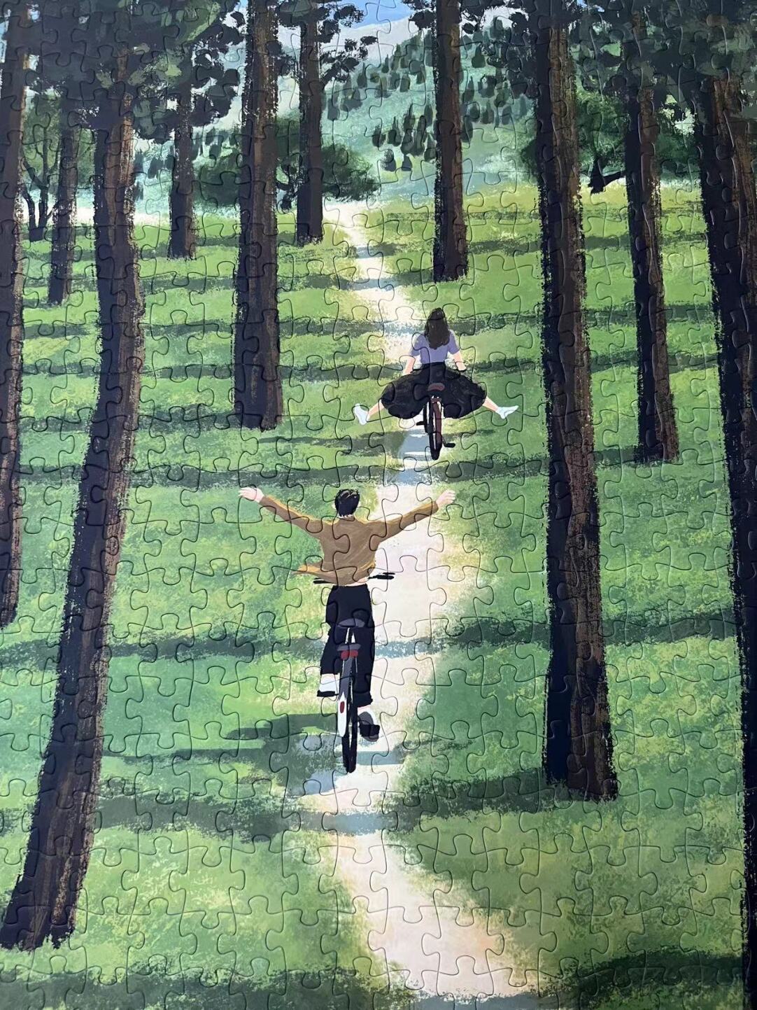 CHILL PUZ Forest Path 500 Piece Puzzle CHILL PUZ