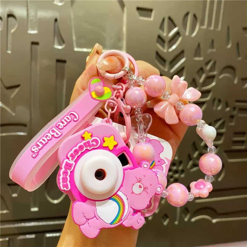 Cute Care Bears Projection Camera Keychain