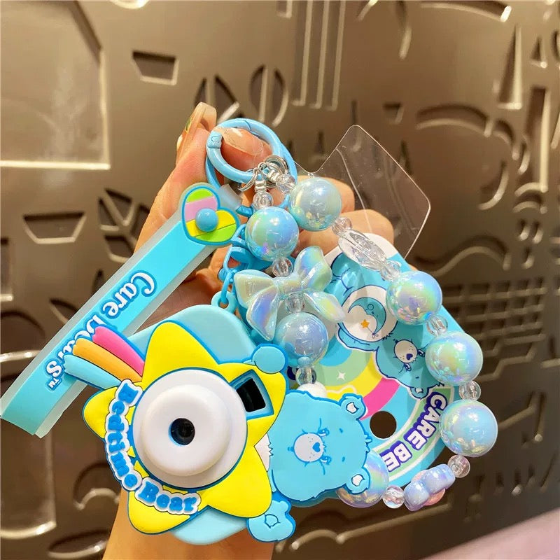 Cute Care Bears Projection Camera Keychain