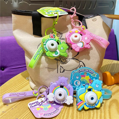 Cute Care Bears Projection Camera Keychain