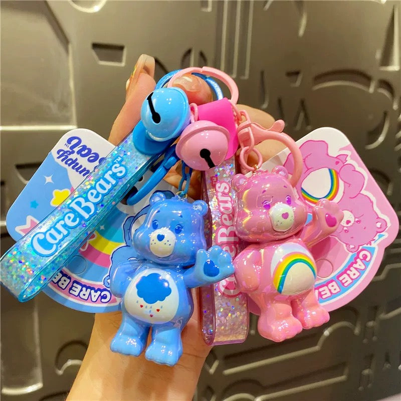 Cute Care Bears Plated Keychain