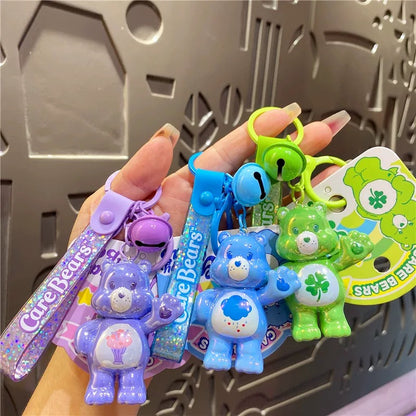 Cute Care Bears Plated Keychain