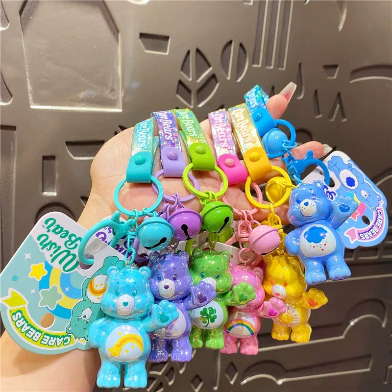 Cute Care Bears Plated Keychain