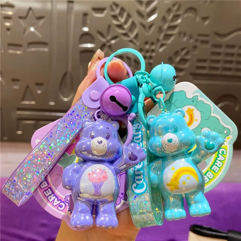Cute Care Bears Plated Keychain