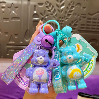 Cute Care Bears Plated Keychain