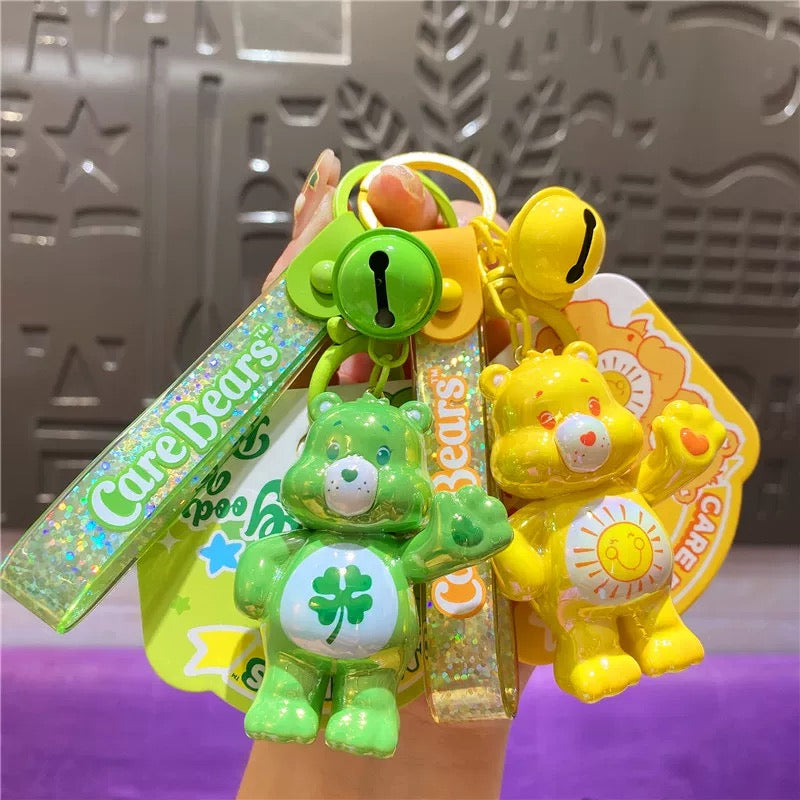 Cute Care Bears Plated Keychain