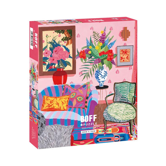 Colorful Floral Room 1000 Piece Jigsaw Puzzle BOFF