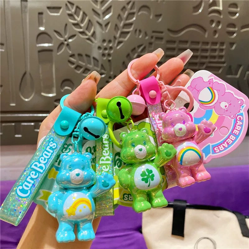 Cute Care Bears Plated Keychain