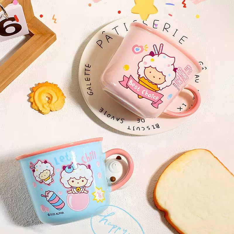Cute Sheep Ceramic Mug