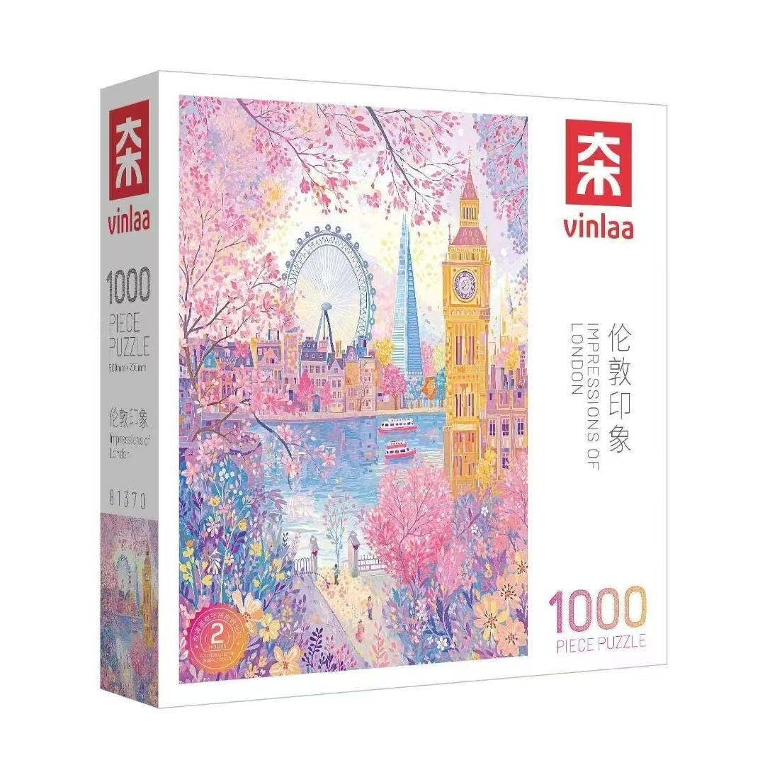 Impressions of London 1000 Piece Jigsaw Puzzle VINLAA