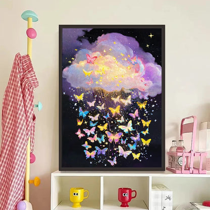 Butterflies Beneath Dream Clouds Jigsaw Puzzle Jigsaw puzzles