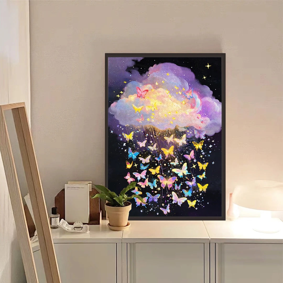 Butterflies Beneath Dream Clouds Jigsaw Puzzle Jigsaw puzzles