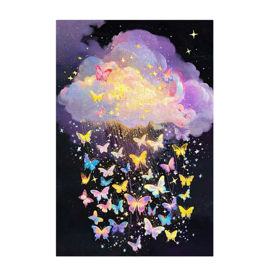 Butterflies Beneath Dream Clouds Jigsaw Puzzle