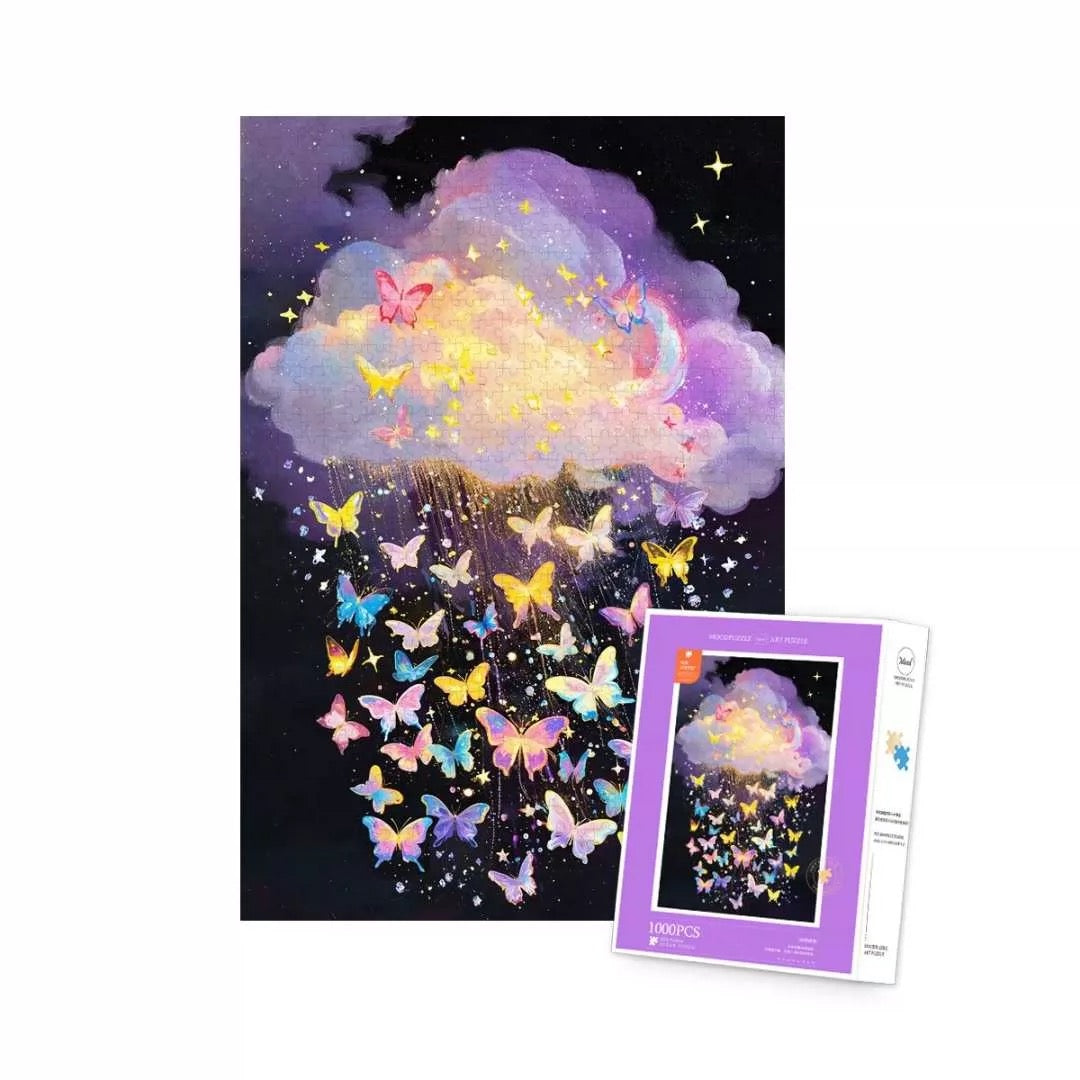 Butterflies Beneath Dream Clouds Jigsaw Puzzle Jigsaw puzzles