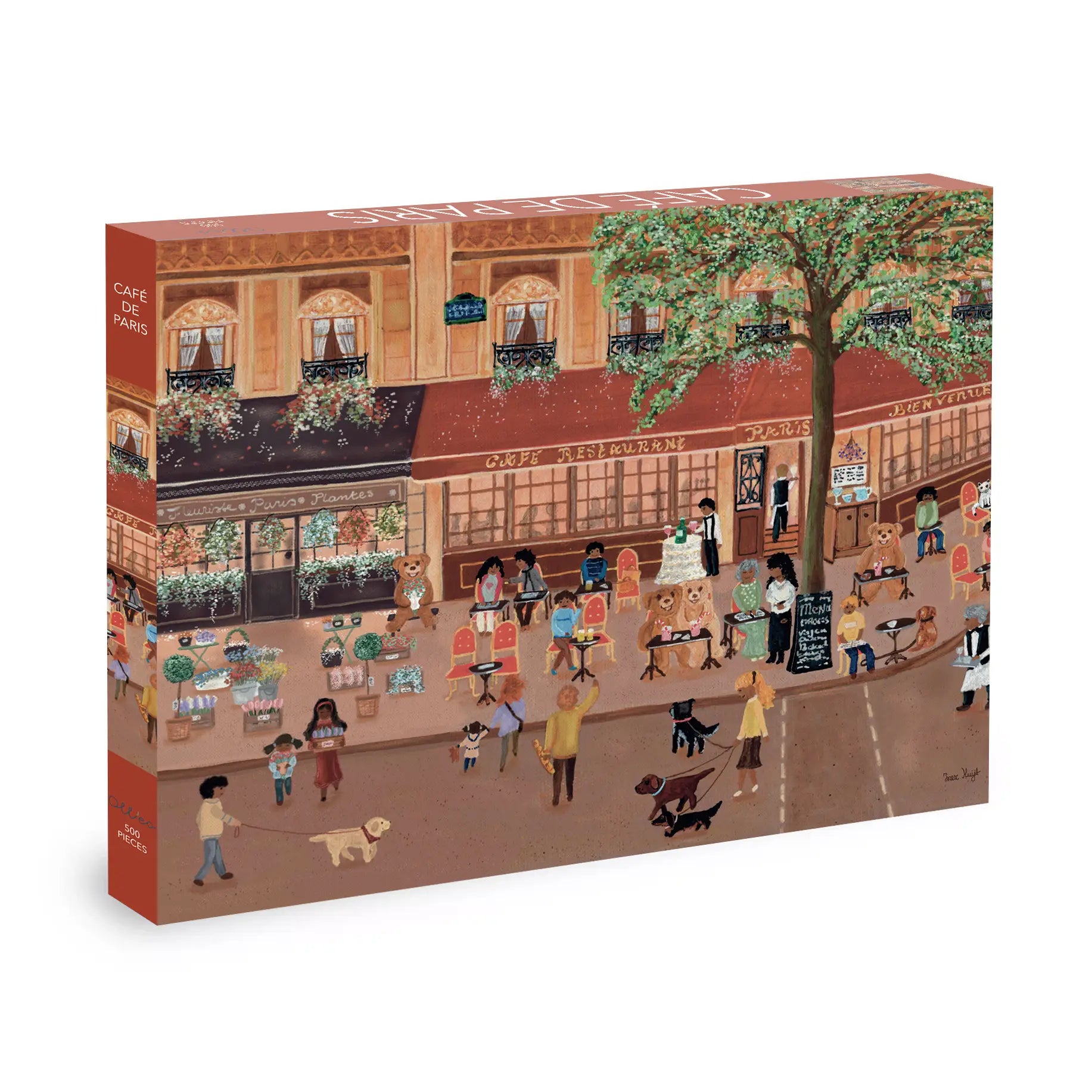 Olleo Puzzles Café De Paris 500 Piece Puzzle Olleo Puzzles