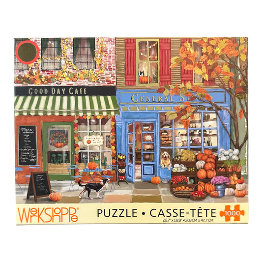 WerkShoppe Autumn on Main 1000 Piece Jigsaw Puzzle WerkShoppe