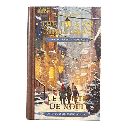 The Tale of Christmas 500 Piece Double-Sided Jigsaw Puzzle Professor Puzzle