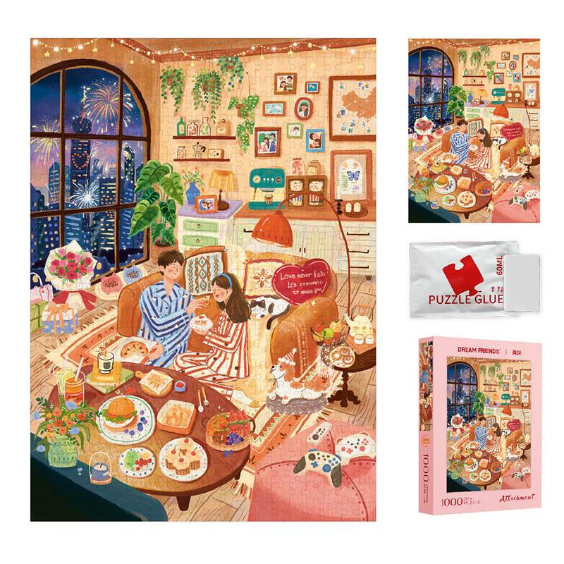 Dream Friends Attachment 1000 Piece Jigsaw Puzzle