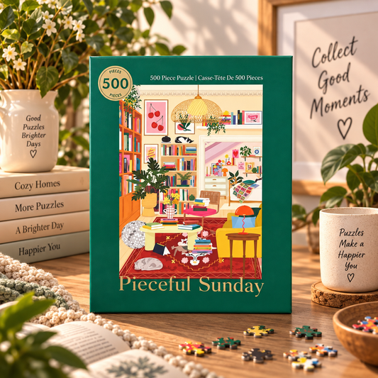 Pieceful Sunday 500 Piece Puzzle Hobbry