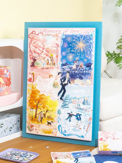Momibook Four Seasons of Love 1000 Piece Jigsaw Puzzle