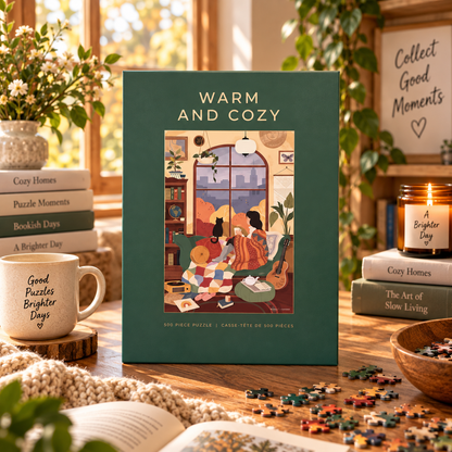 Warm and Cozy 500 Piece Jigsaw Puzzle Hobbry